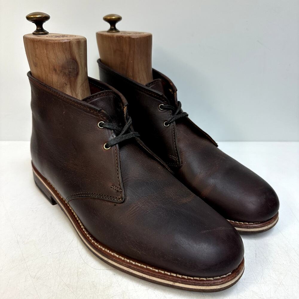 NEW HEELS Rancourt & Co. x Helm Chukka Boot Horween Chromexcel Made in USA 10 D